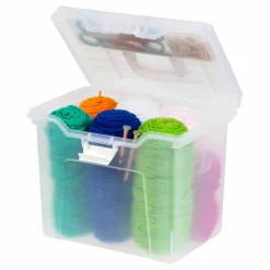 8 Pack: IRIS Portable Craft Storage Tote