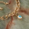 12 Pack: 14K Gold Plated AB Austrian Crystal Oval Charm by Bead Landing™