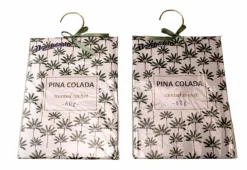 2 Pack Large Hanging Closet Sachet 9 x 6.75 with Metal Hanger and Bow