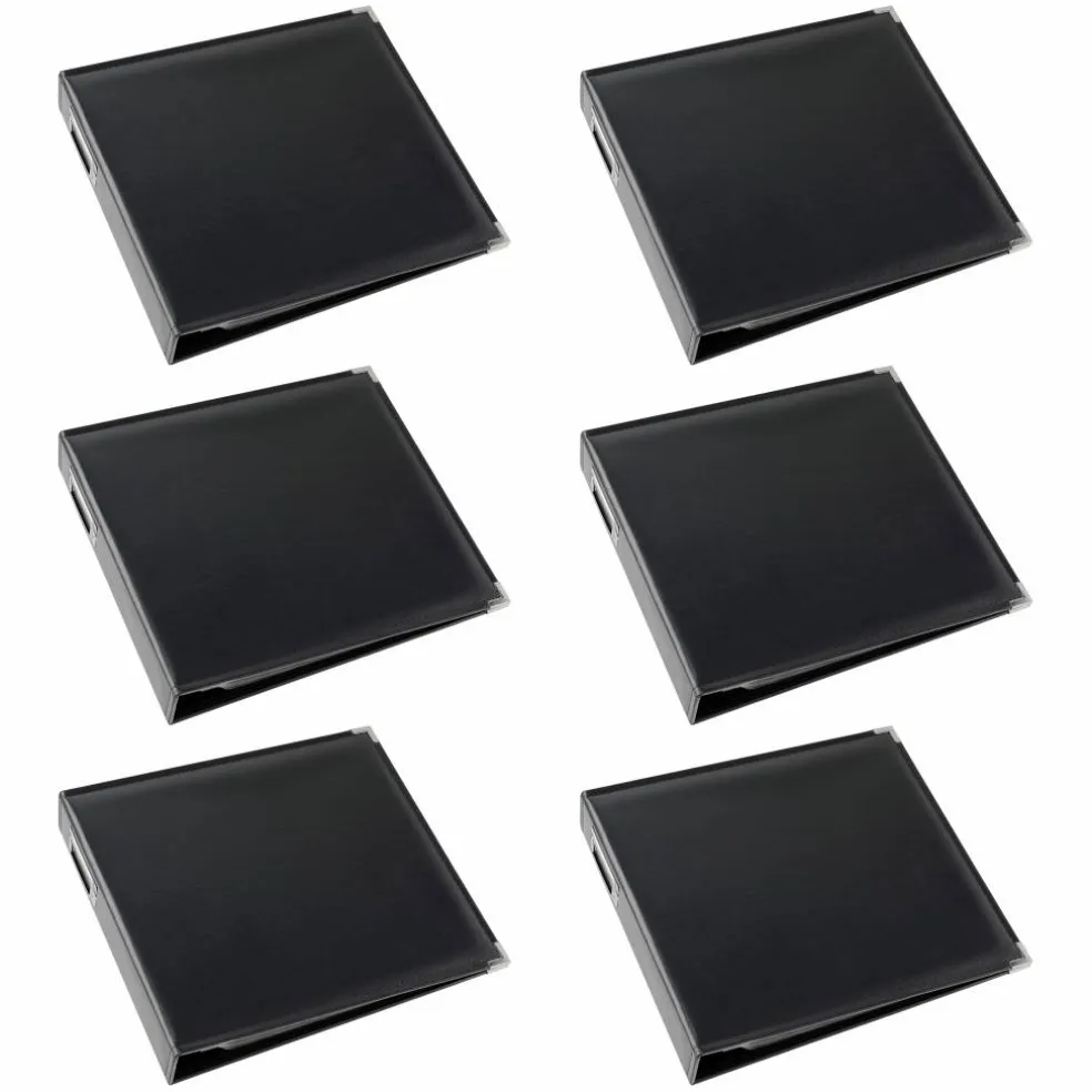 6 Pack: Leather D-Ring Scrapbook Album by Recollections®