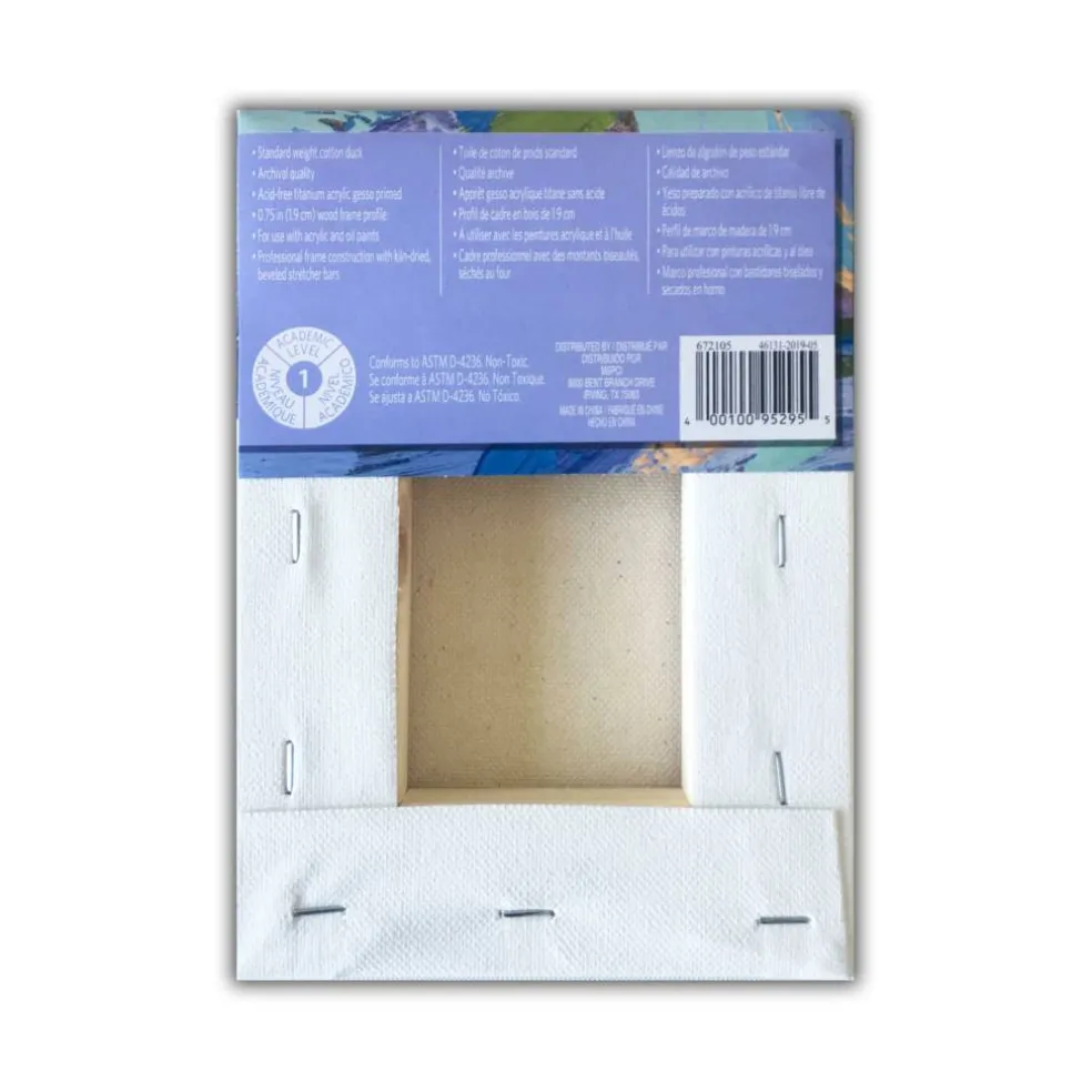 12 Pack: Level 1 Back Stapled Traditional Canvas by Artist's Loft™