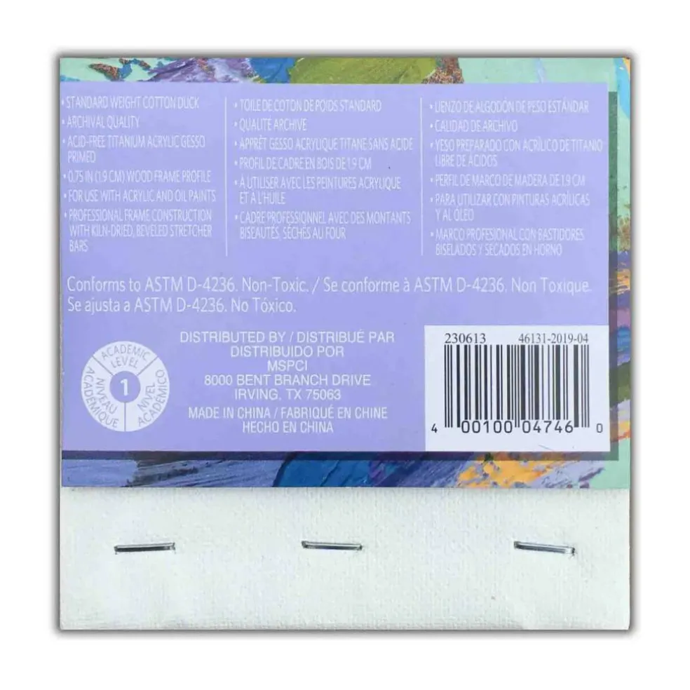12 Pack: Level 1 Back Stapled Traditional Canvas by Artist's Loft™