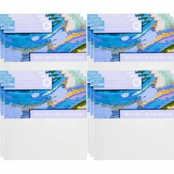 12 Pack: Level 1 Back Stapled Traditional Canvas by Artist's Loft™