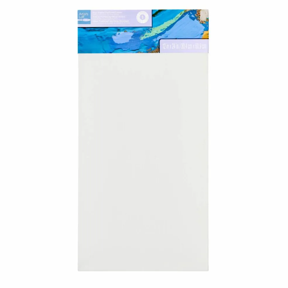 12 Pack: Level 1 Back Stapled Traditional Canvas by Artist's Loft™