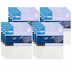 12 Pack: Level 1 Back Stapled Traditional Canvas by Artist's Loft™