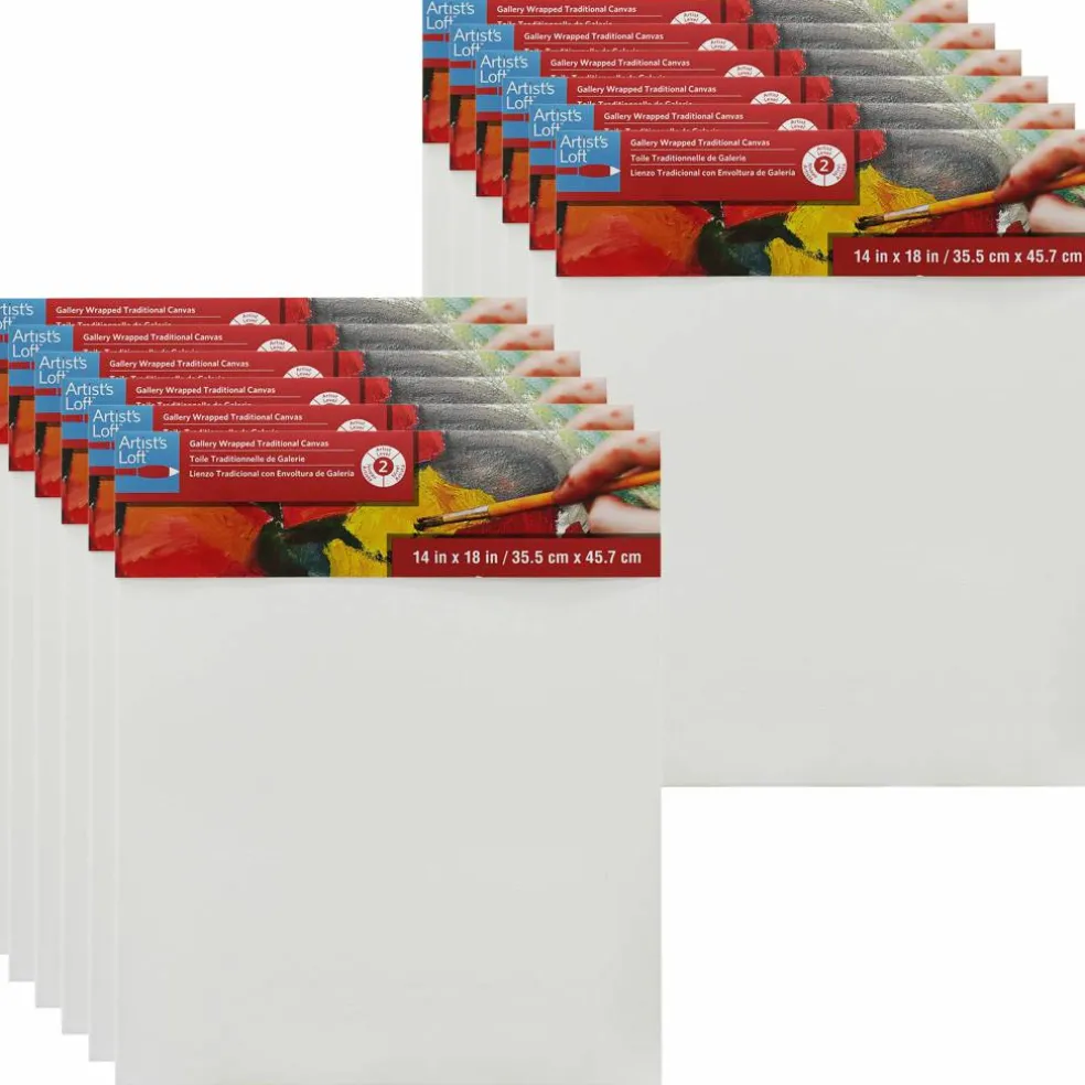 12 Pack: Level 2 Gallery Wrapped Traditional Canvas by Artist's Loft®