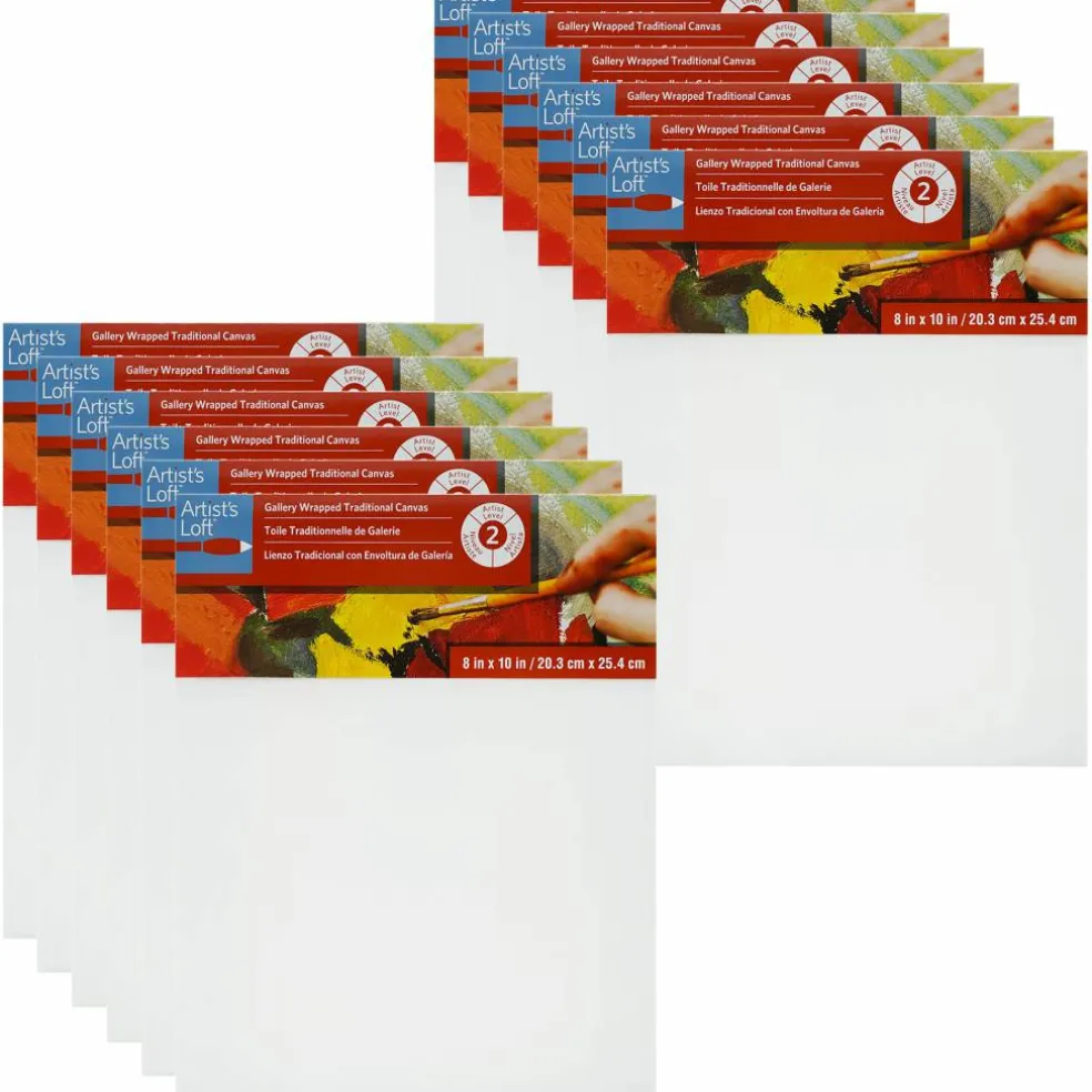 12 Pack: Level 2 Gallery Wrapped Traditional Canvas by Artist's Loft®