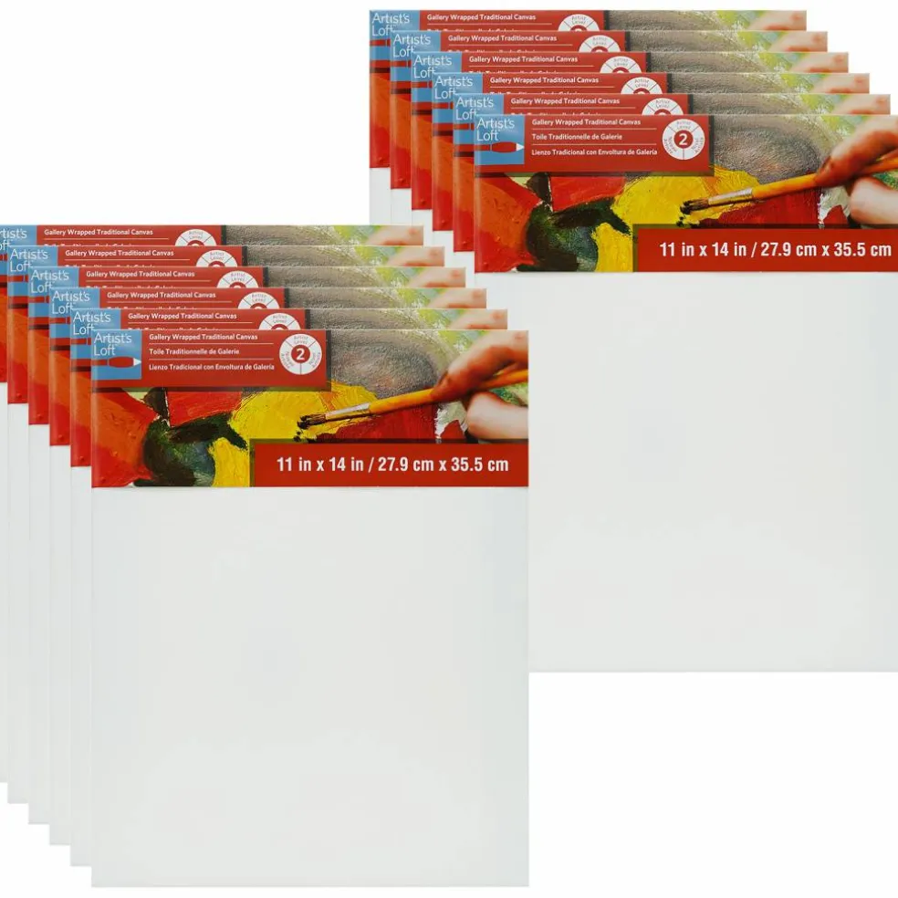 12 Pack: Level 2 Gallery Wrapped Traditional Canvas by Artist's Loft®