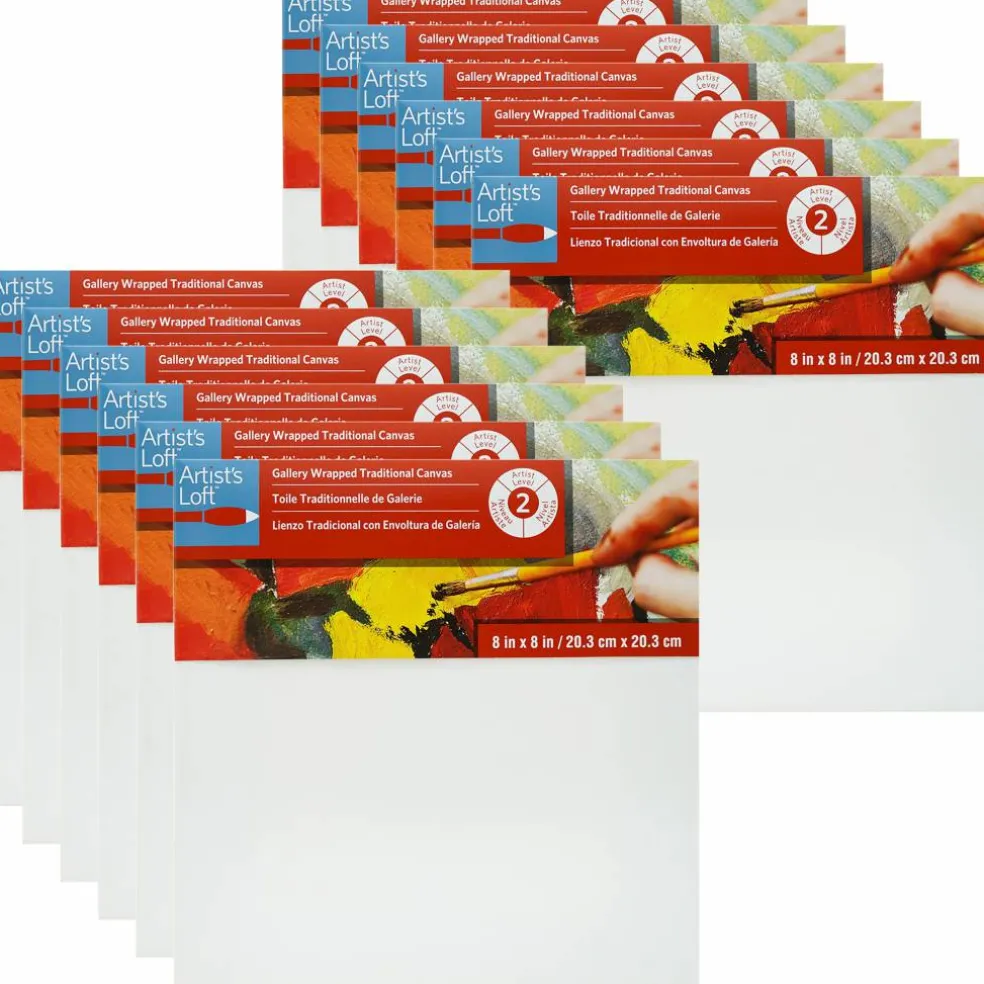 12 Pack: Level 2 Gallery Wrapped Traditional Canvas by Artist's Loft®