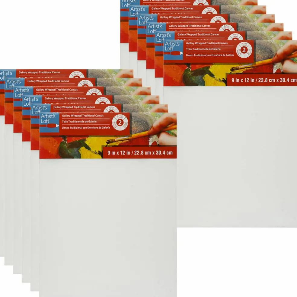 12 Pack: Level 2 Gallery Wrapped Traditional Canvas by Artist's Loft®
