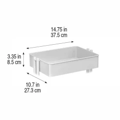 12 Pack: Lexington 3-Tier Rolling Cart by Simply Tidy®