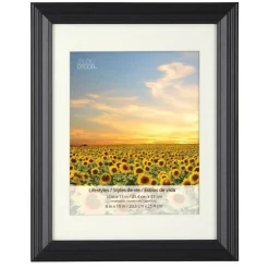 3 Pack Lifestyles 8" x 10" Black Frames with Mat by Studio Décor®