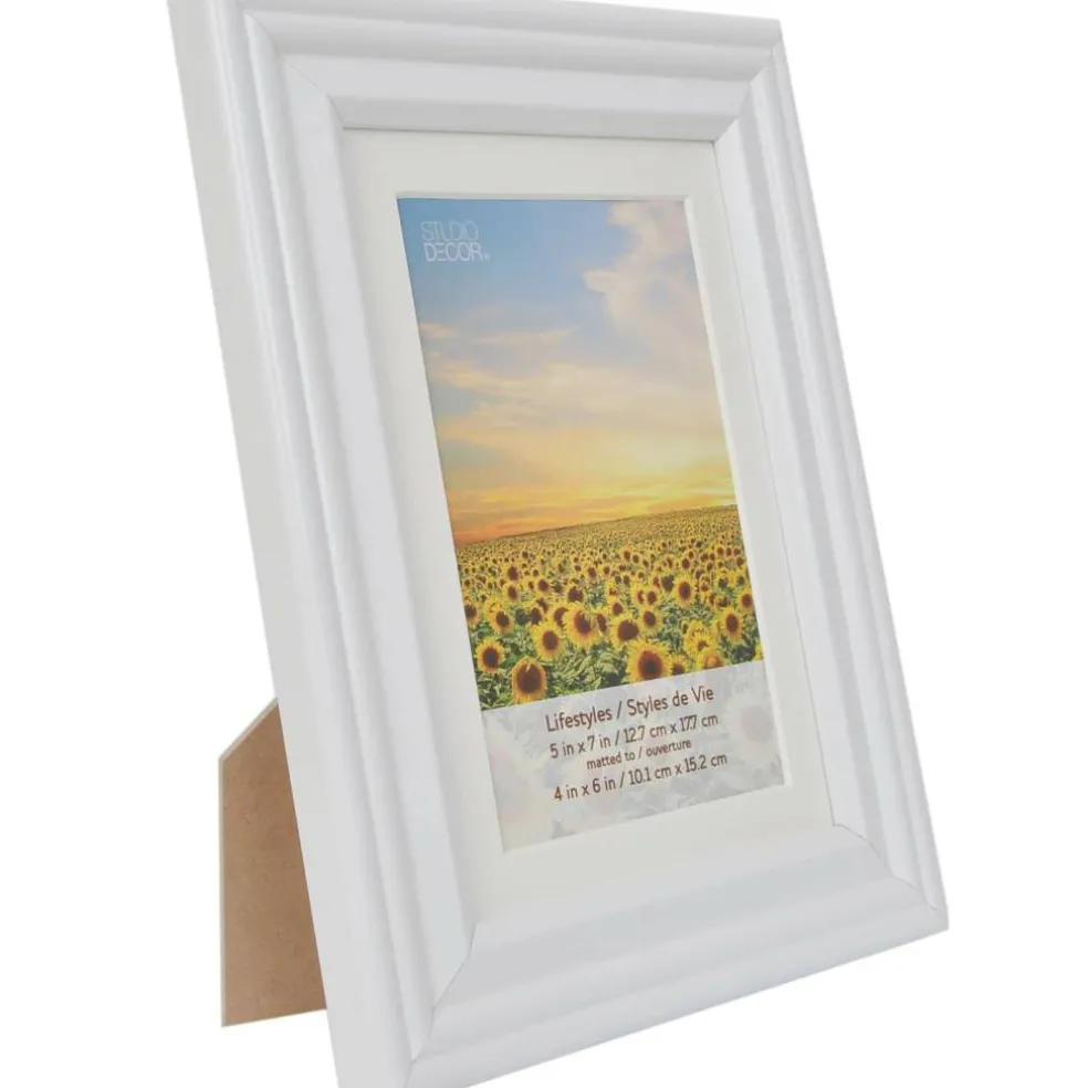 5 Pack Lifestyles 4" x 6" White Frame with Mat by Studio Décor®