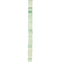 12 Pack: Light Green Dyed Aventurine Rondelle Beads, 4mm by Bead Landing™