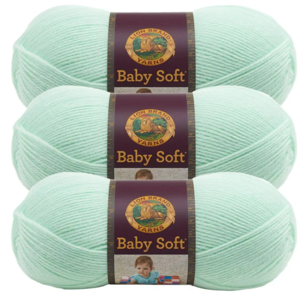 3 Pack Lion Brand® Baby Soft® Yarn