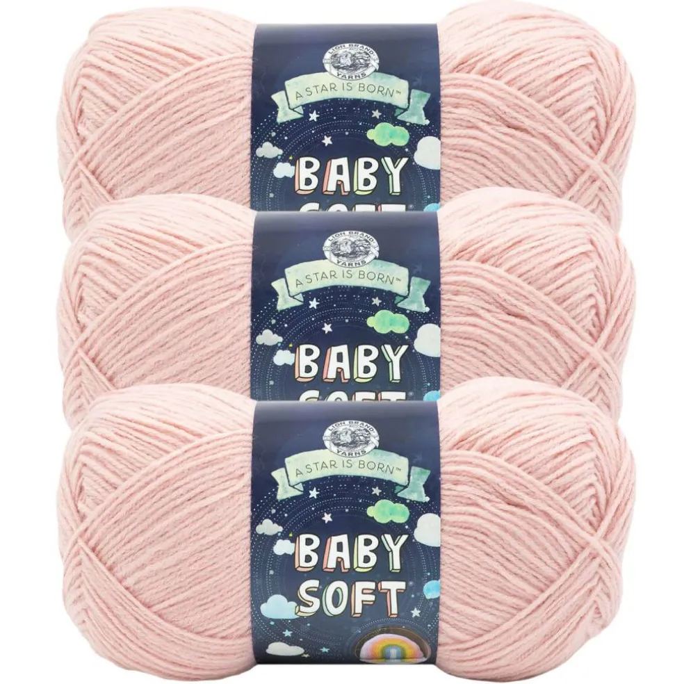 3 Pack Lion Brand® Baby Soft® Yarn
