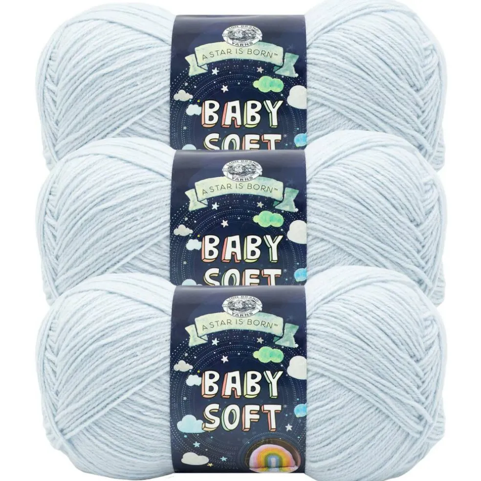 3 Pack Lion Brand® Baby Soft® Yarn