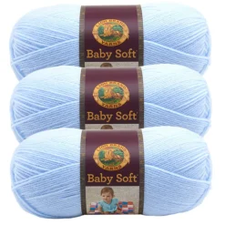 3 Pack Lion Brand® Baby Soft® Yarn