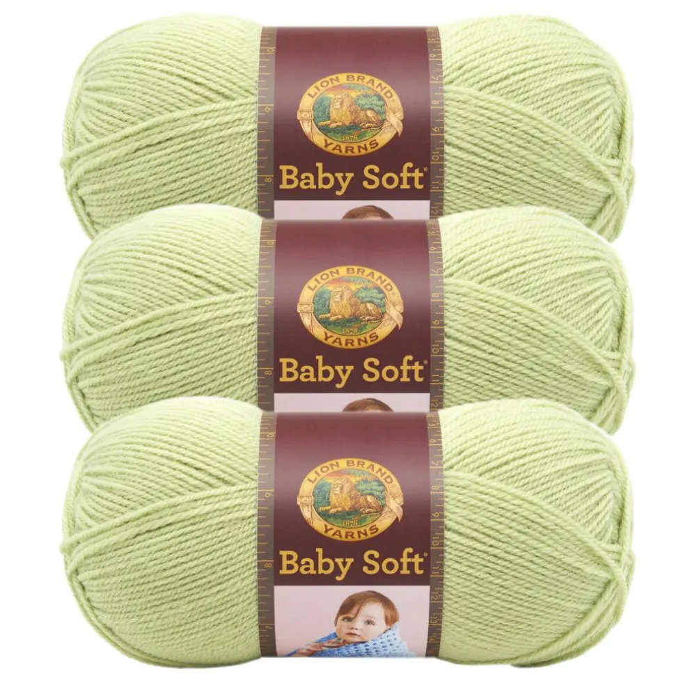 3 Pack Lion Brand® Baby Soft® Yarn