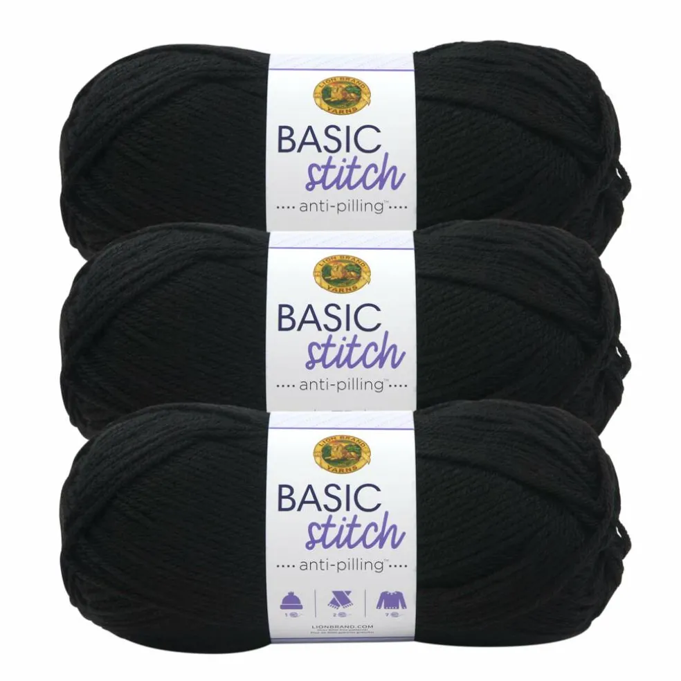 3 Pack Lion Brand® Basic Stitch Anti Pilling™ Yarn