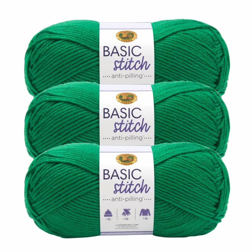 3 Pack Lion Brand® Basic Stitch Anti Pilling™ Yarn