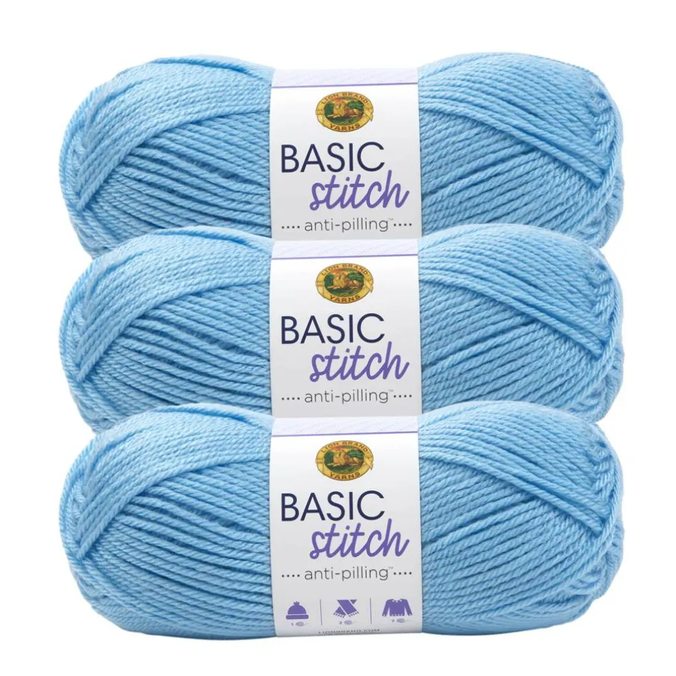 3 Pack Lion Brand® Basic Stitch Anti Pilling™ Yarn