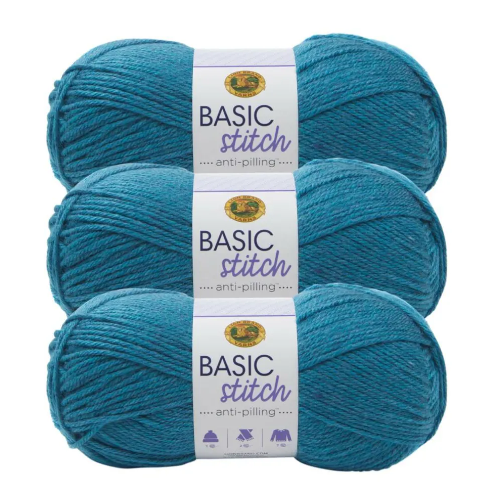 3 Pack Lion Brand® Basic Stitch Anti Pilling™ Yarn