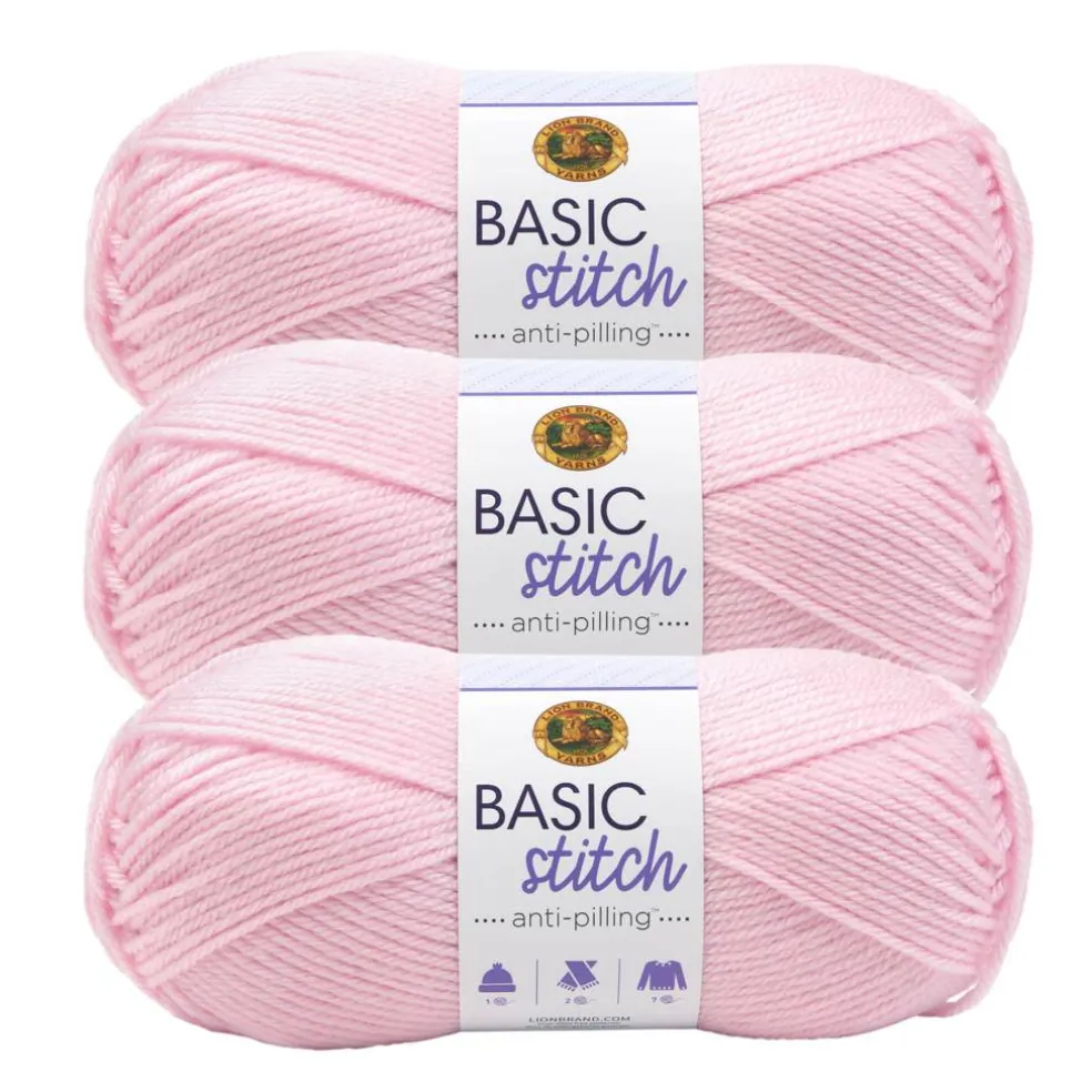 3 Pack Lion Brand® Basic Stitch Anti Pilling™ Yarn