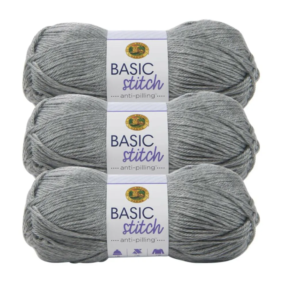 3 Pack Lion Brand® Basic Stitch Anti Pilling™ Yarn
