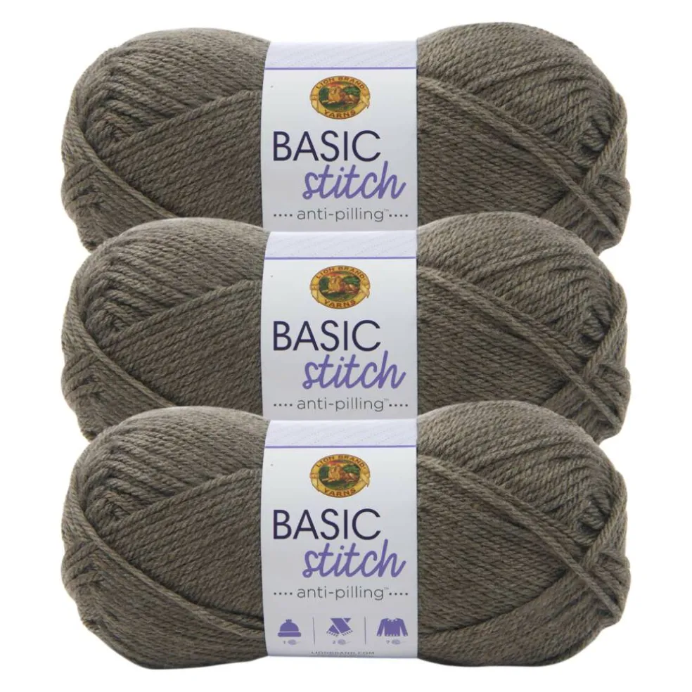 3 Pack Lion Brand® Basic Stitch Anti Pilling™ Yarn