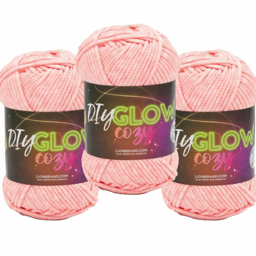 3 Pack Lion Brand® DIY Glow Cozy™ Yarn