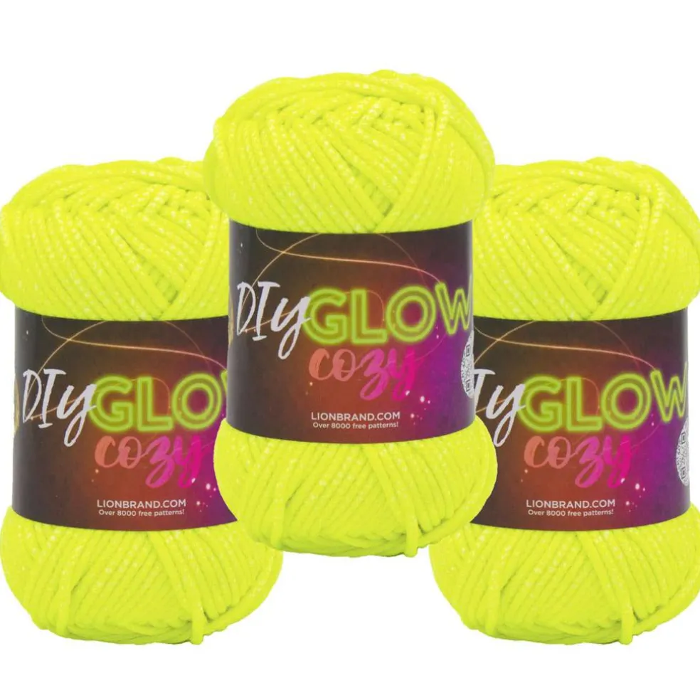 3 Pack Lion Brand® DIY Glow Cozy™ Yarn
