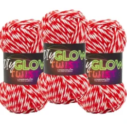 3 Pack Lion Brand® DIY Glow Twist™ Yarn