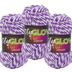3 Pack Lion Brand® DIY Glow Twist™ Yarn