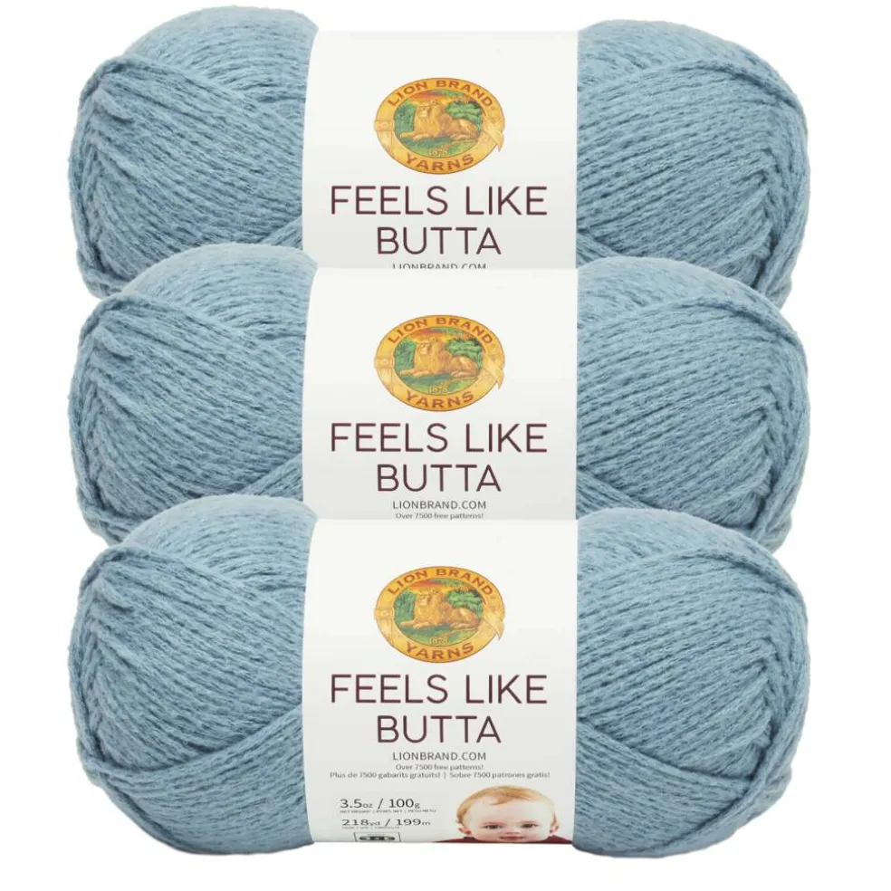 3 Pack Lion Brand® Feels Like Butta® Solid Yarn