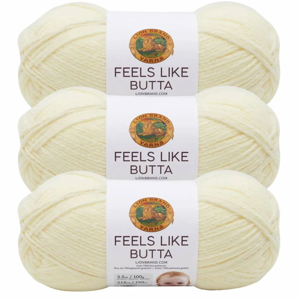 3 Pack Lion Brand® Feels Like Butta® Solid Yarn