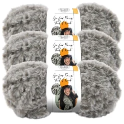 3 Pack Lion Brand® Go For Faux® Thick & Quick® Yarn