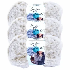 3 Pack Lion Brand® Go for Faux® Yarn