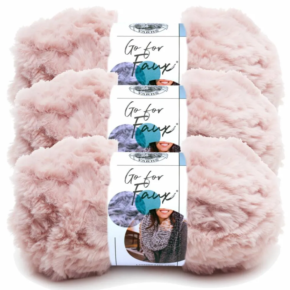 3 Pack Lion Brand® Go for Faux® Yarn