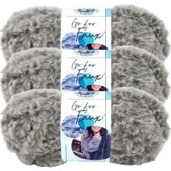 3 Pack Lion Brand® Go for Faux® Yarn