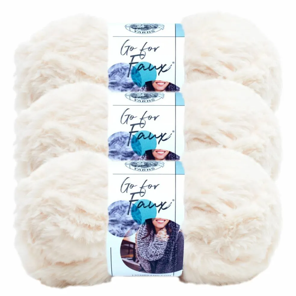 3 Pack Lion Brand® Go for Faux® Yarn