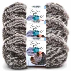 3 Pack Lion Brand® Go for Faux® Yarn