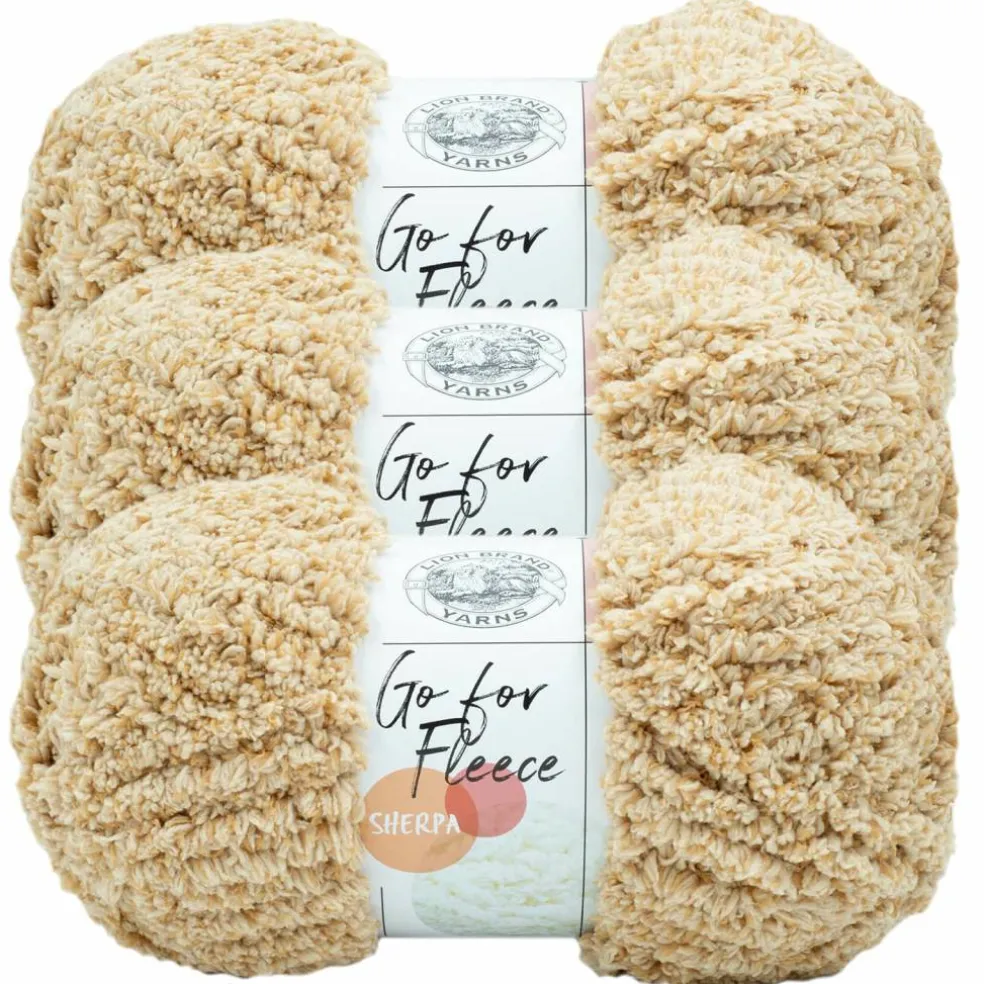 3 Pack Lion Brand® Go For Fleece Sherpa Yarn