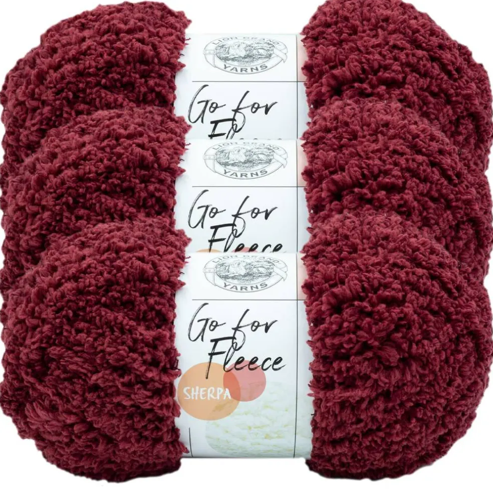 3 Pack Lion Brand® Go For Fleece Sherpa Yarn