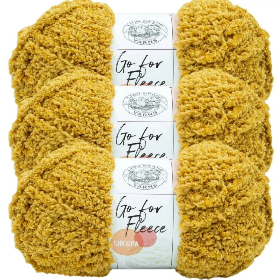 3 Pack Lion Brand® Go For Fleece Sherpa Yarn