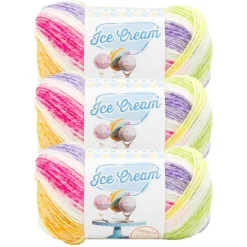 3 Pack Lion Brand® Ice Cream® Yarn