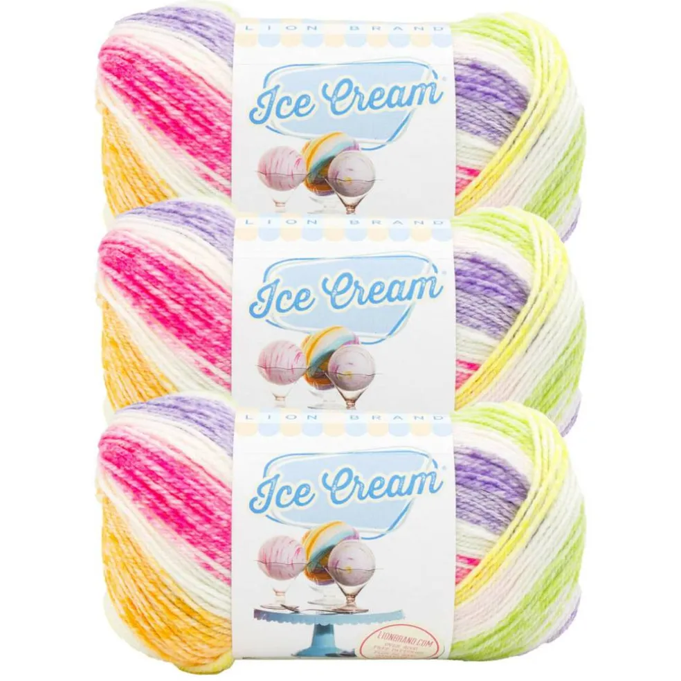 3 Pack Lion Brand® Ice Cream® Yarn