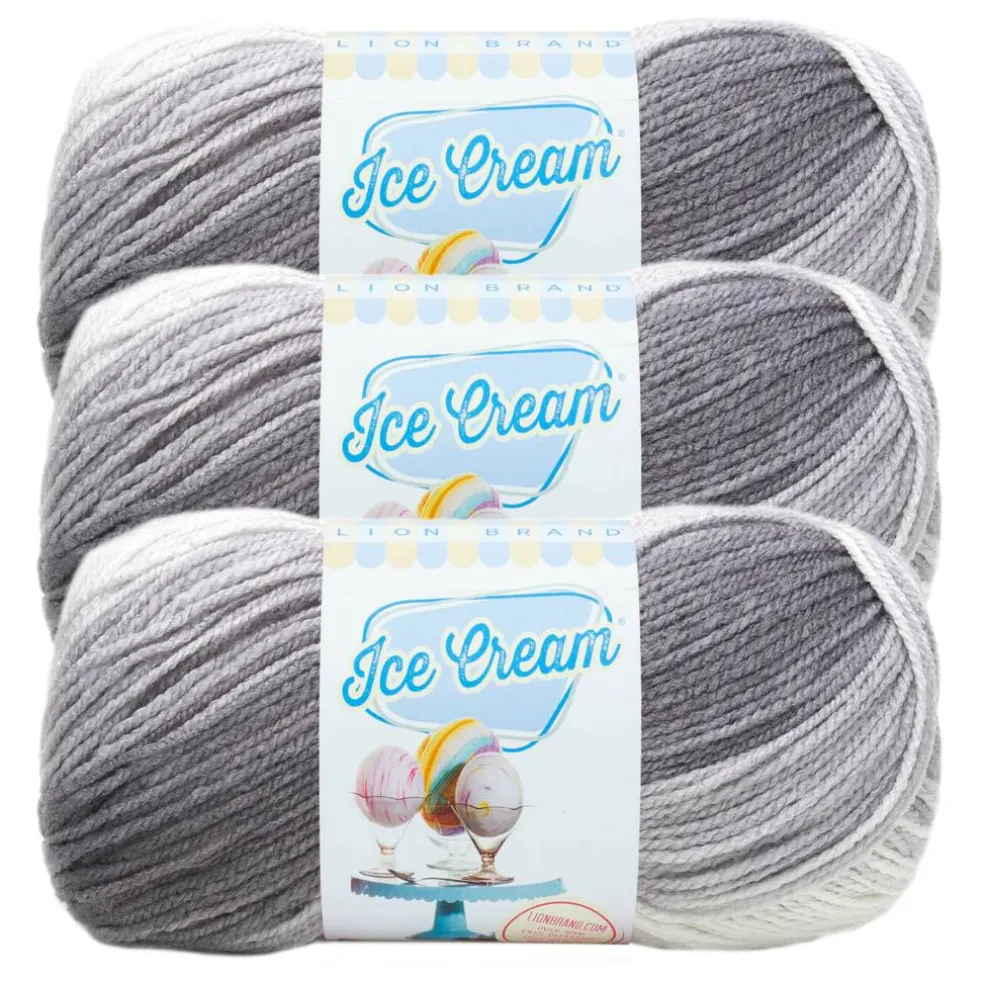 3 Pack Lion Brand® Ice Cream® Yarn