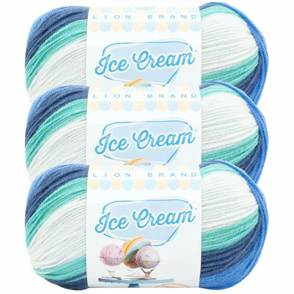 3 Pack Lion Brand® Ice Cream® Yarn