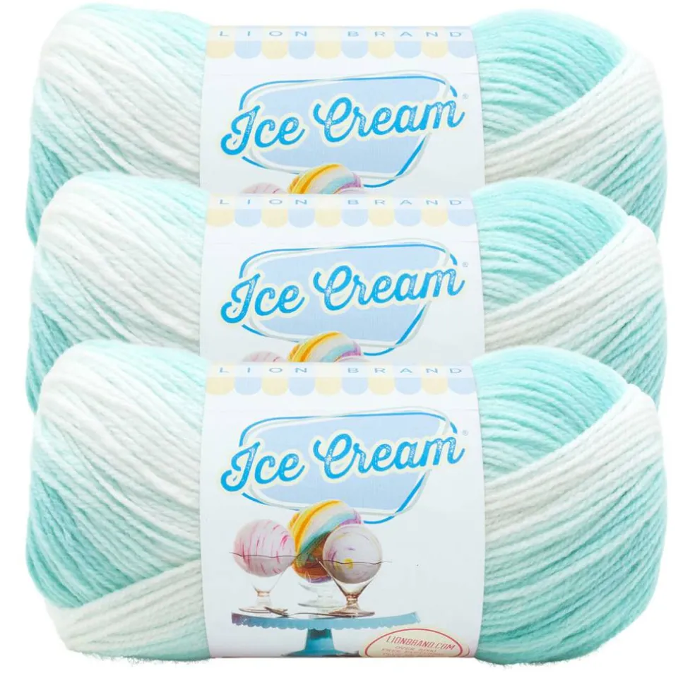 3 Pack Lion Brand® Ice Cream® Yarn